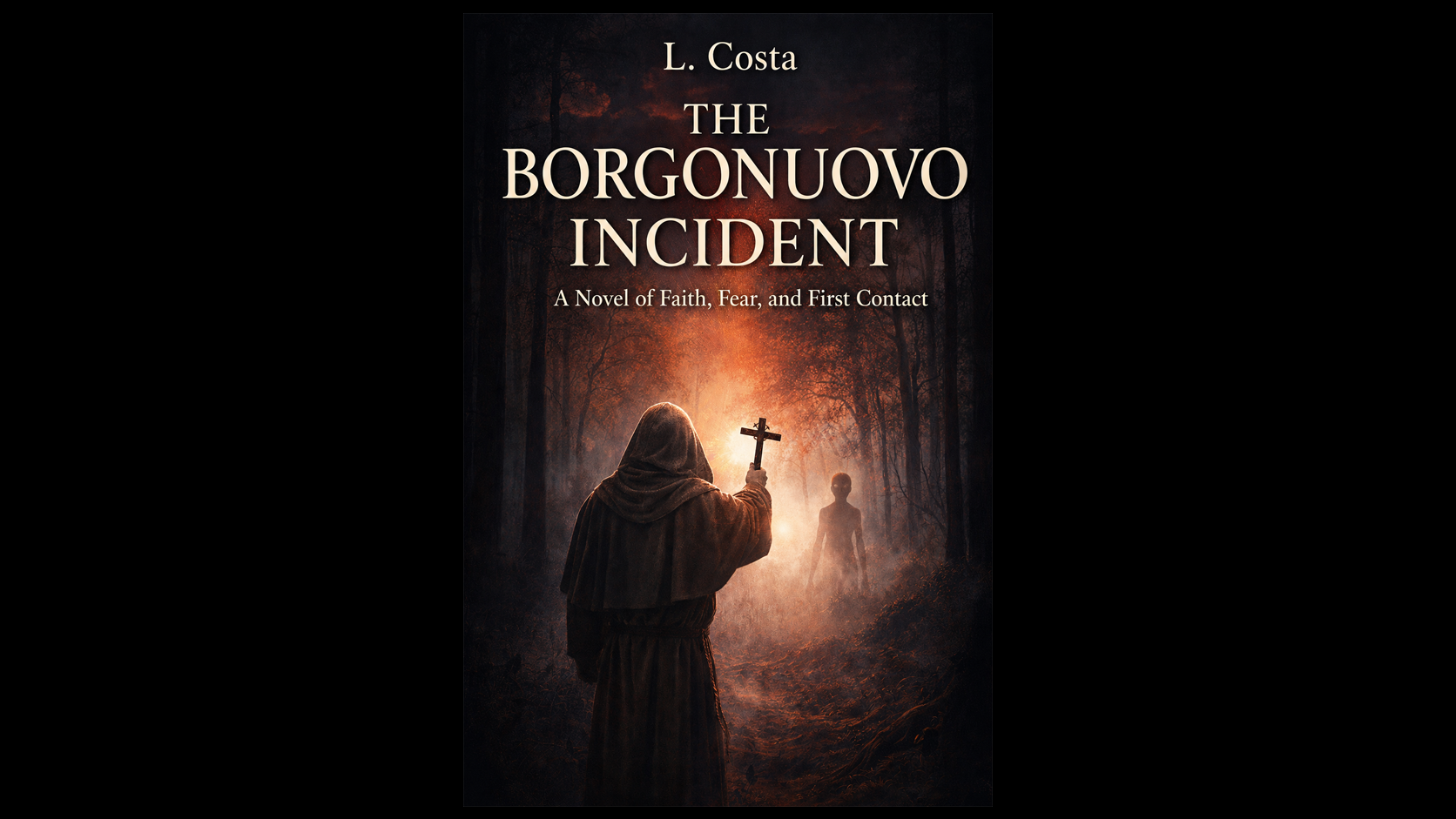 The Borgonuovo Incident cover on a black background